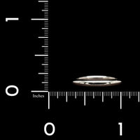 14K White Gold Estate Band