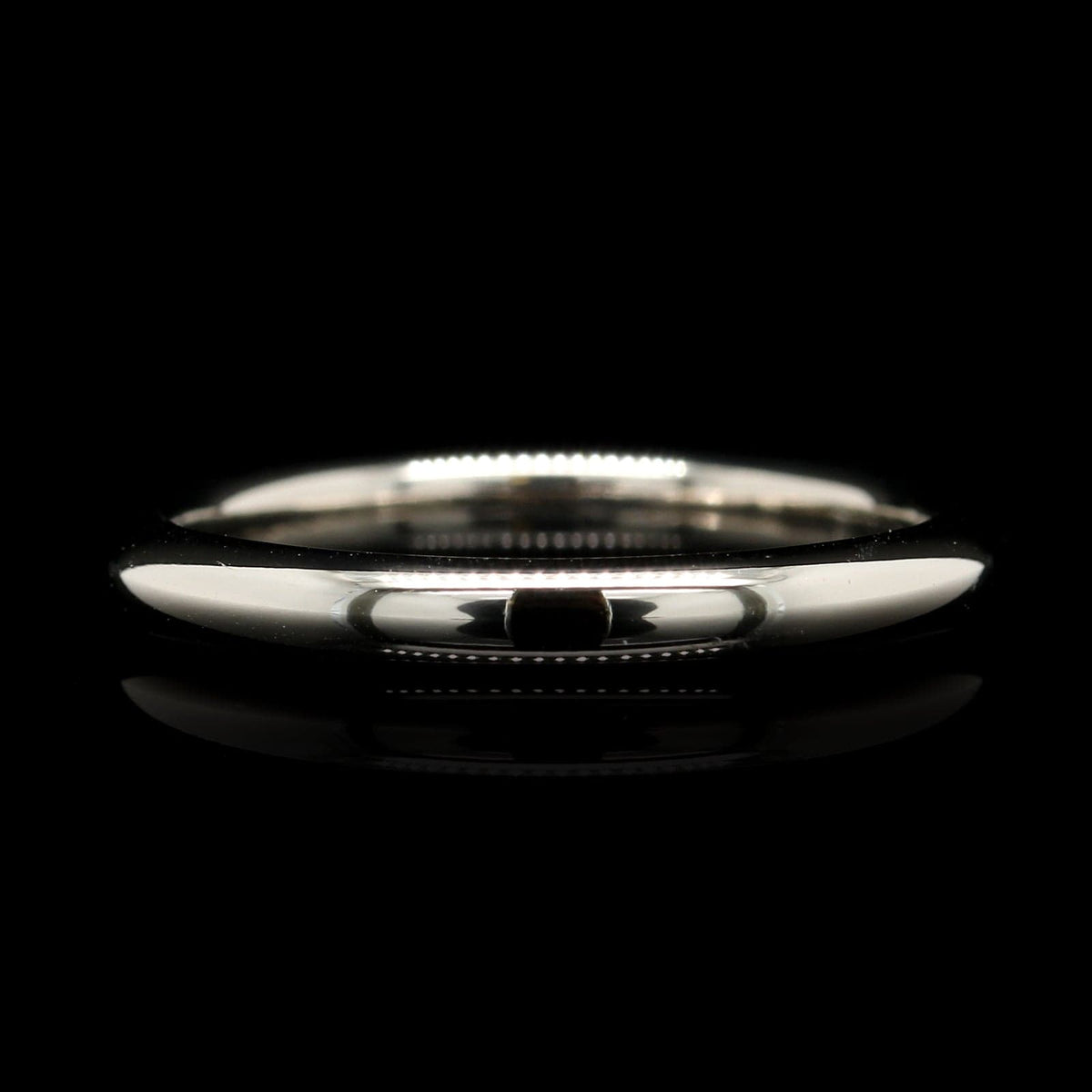 14K White Gold Estate Band