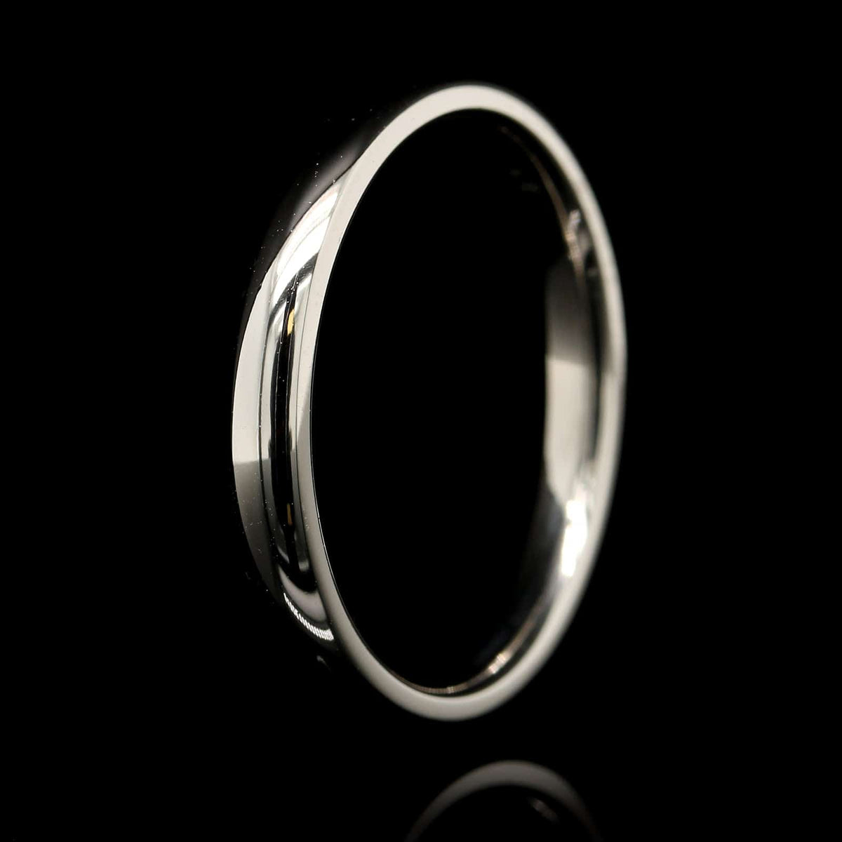 14K White Gold Estate Band