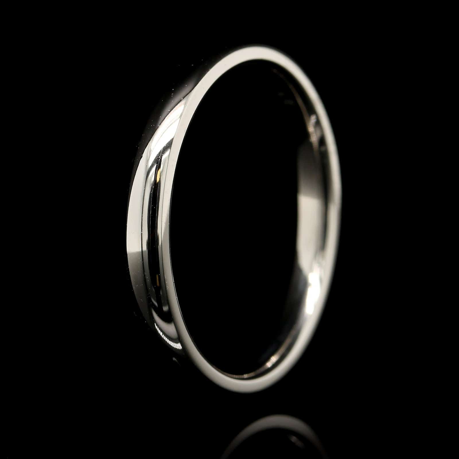 14K White Gold Estate Band