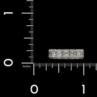 14K White Gold Estate Diamond Band