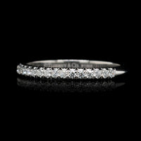 Tiffany & Co. 18K White Gold Estate Diamond Soleste Band