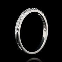 Tiffany & Co. 18K White Gold Estate Diamond Soleste Band