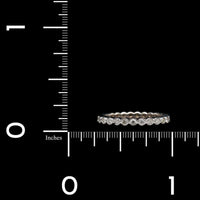 18K White Gold Estate Diamond Eternity Band
