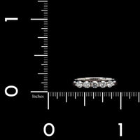 14K White Gold Estate Diamond Band