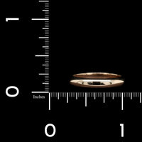 14K Yellow Gold Estate Wedding Band