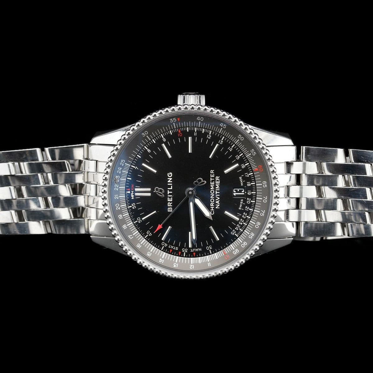 Breitling Steel Navitimer Estate Wristwatch