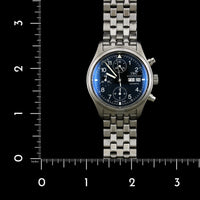 IWC Estate Steel Fliegeruhr Chronoghraph Wristwatch