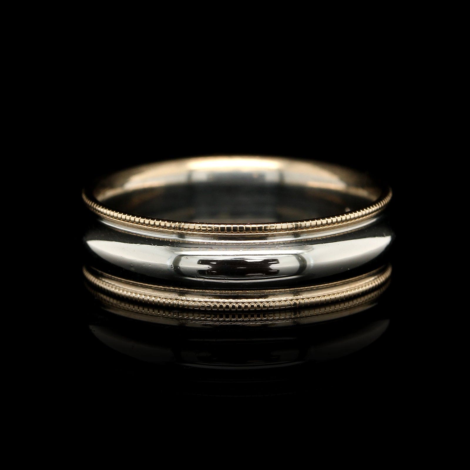 14K Two-tone Gold Estate Wedding Band