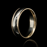 14K Two-tone Gold Estate Wedding Band