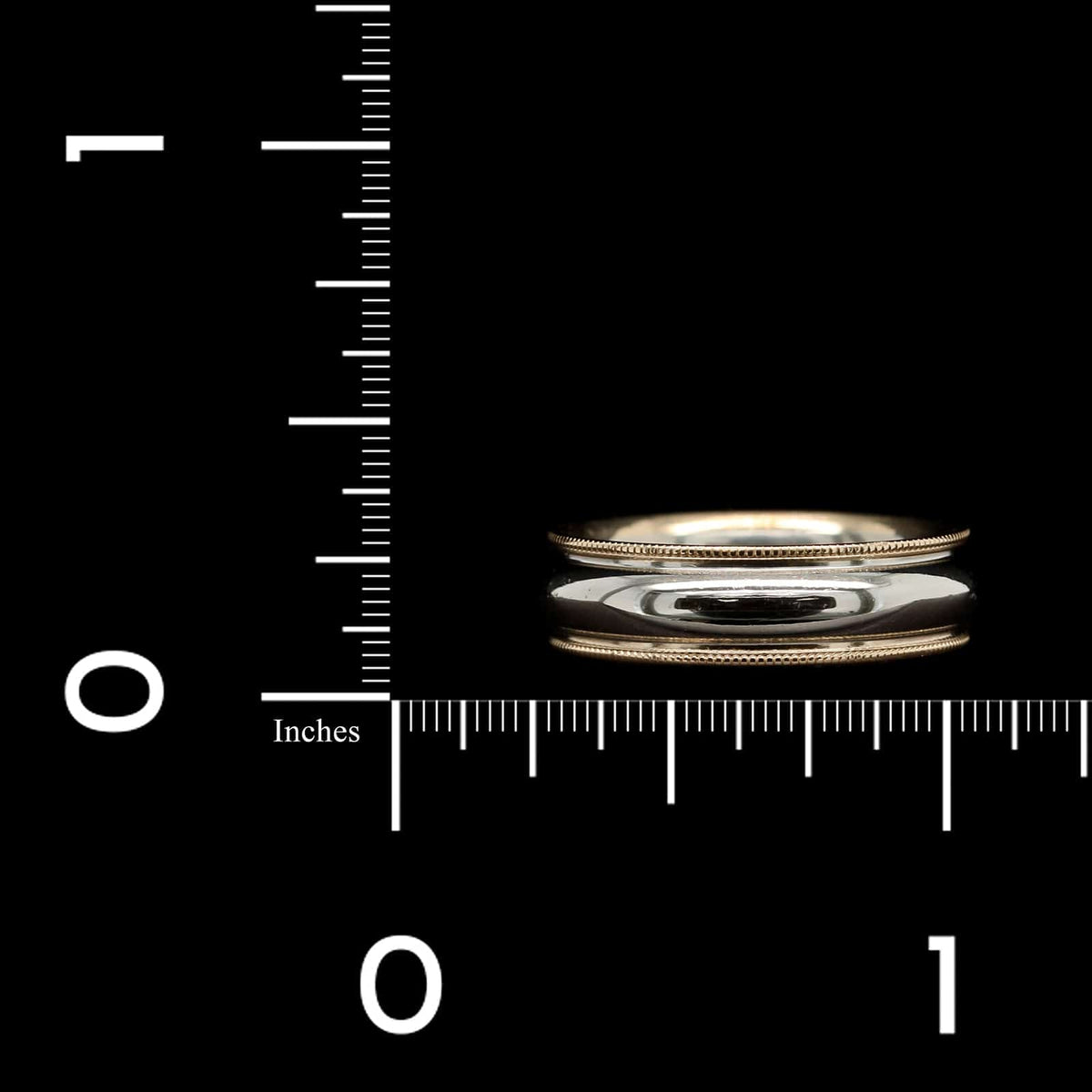 14K Two-tone Gold Estate Wedding Band