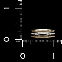 14K Two-tone Gold Estate Wedding Band
