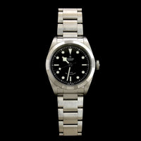 Tudor Steel Estate Black Bay Wristwatch