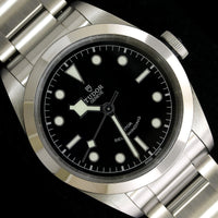 Tudor Steel Estate Black Bay Wristwatch