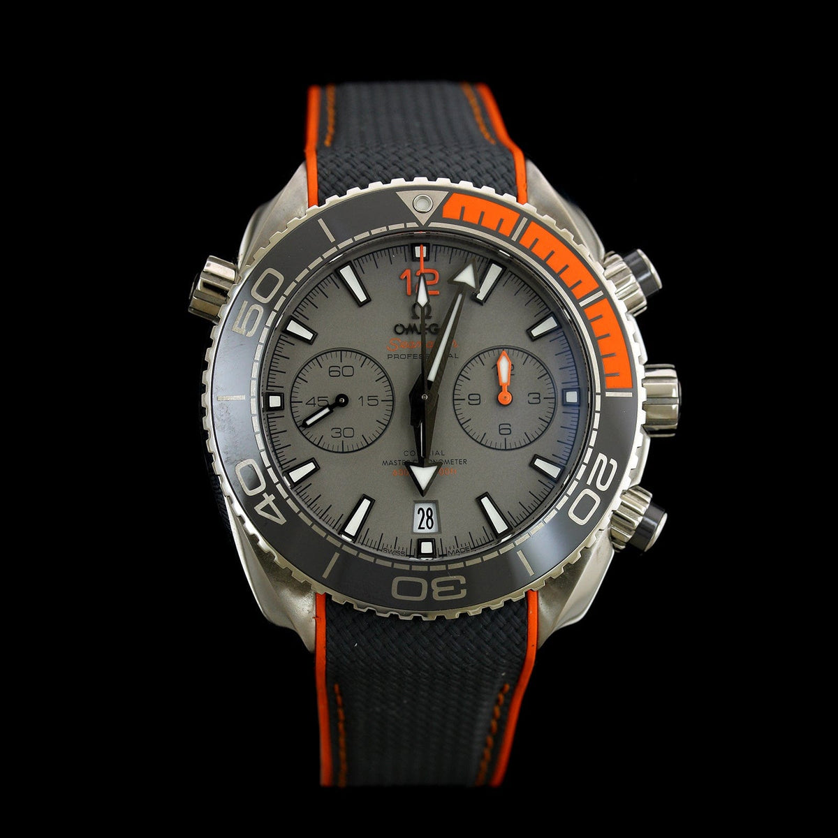 Omega Titanium Estate Planet Ocean Seamaster Wristwatch