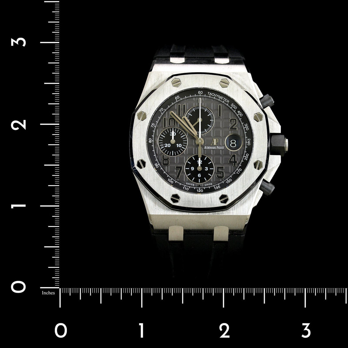 Audemars Piguet Steel Estate Chronograph Wristwatch