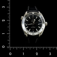 Omega Steel Estate Seamaster Planet Ocean GMT Wristwatch