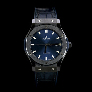 Hublot Ceramic Estate Classic Fusion Blue Wristwatch