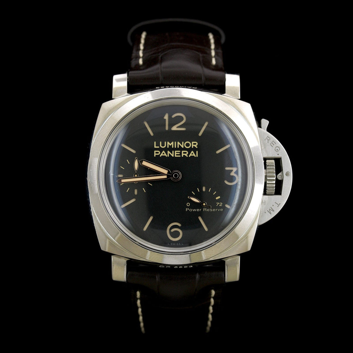 Panerai Stainless Steel Estate Luminor 1950 Wristwatch