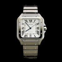 Cartier Steel Estate Santos Wristwatch
