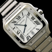Cartier Steel Estate Santos Wristwatch