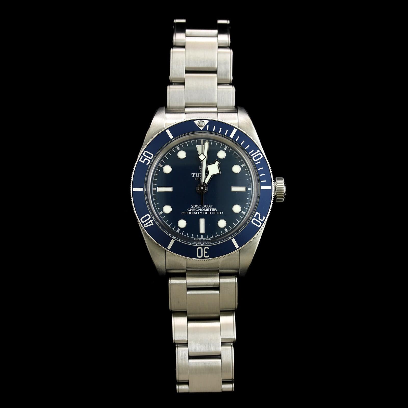 Tudor Steel Estate Black Bay 58 Wristwatch