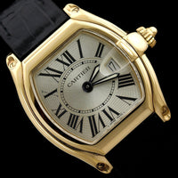 Cartier 18K Yellow Gold Estate Roadster Wristwatch