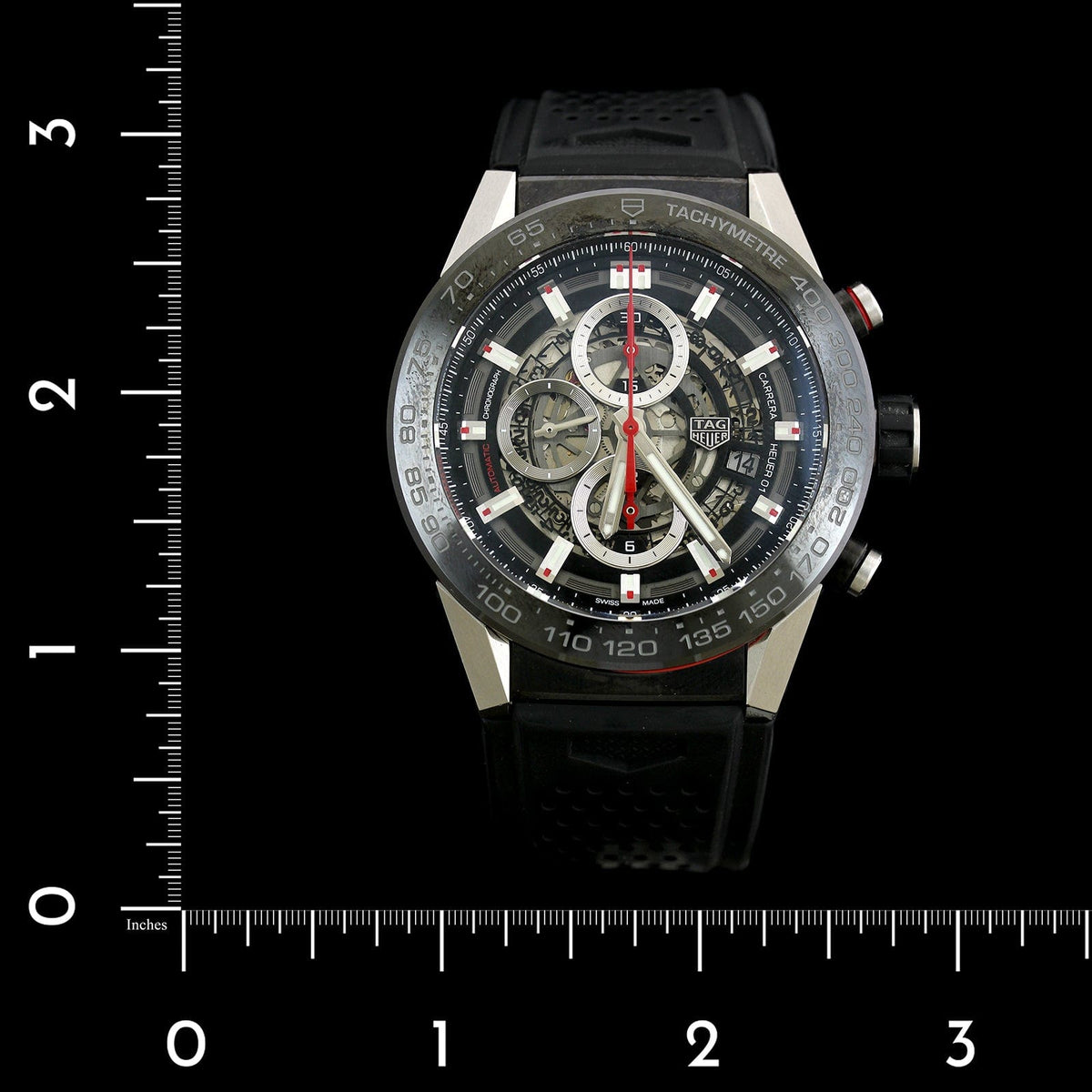 Tag Heuer Steel Estate Carrera Heuer 01 Wristwatch