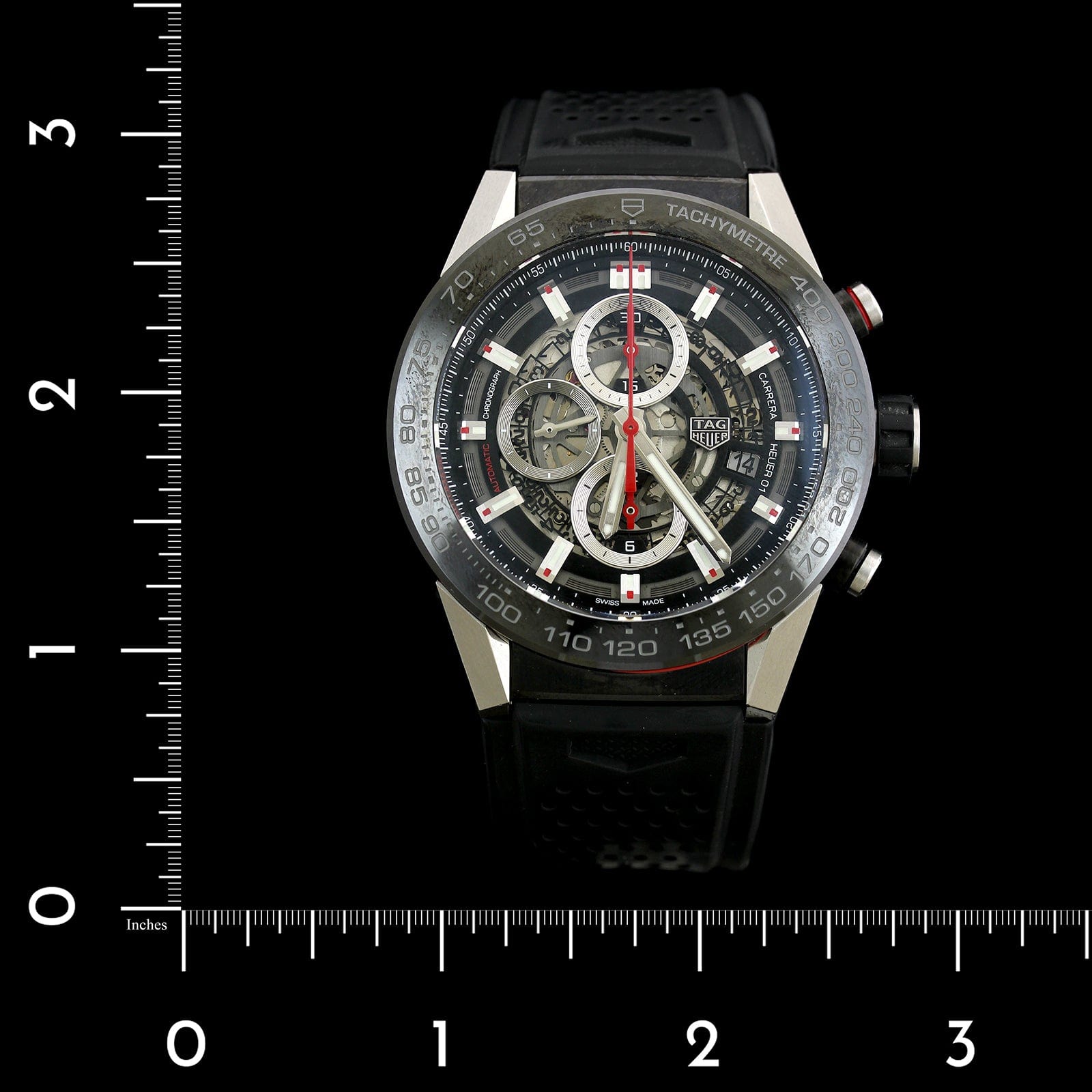 Tag Heuer Steel Estate Carrera Heuer 01 Wristwatch