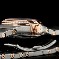 Omega Steel and 18K Rose Gold Estate Constellation Wristwatch