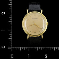 Vintage IWC 14K Yellow Gold Pre-Owned Calibre 89 Wristwatch