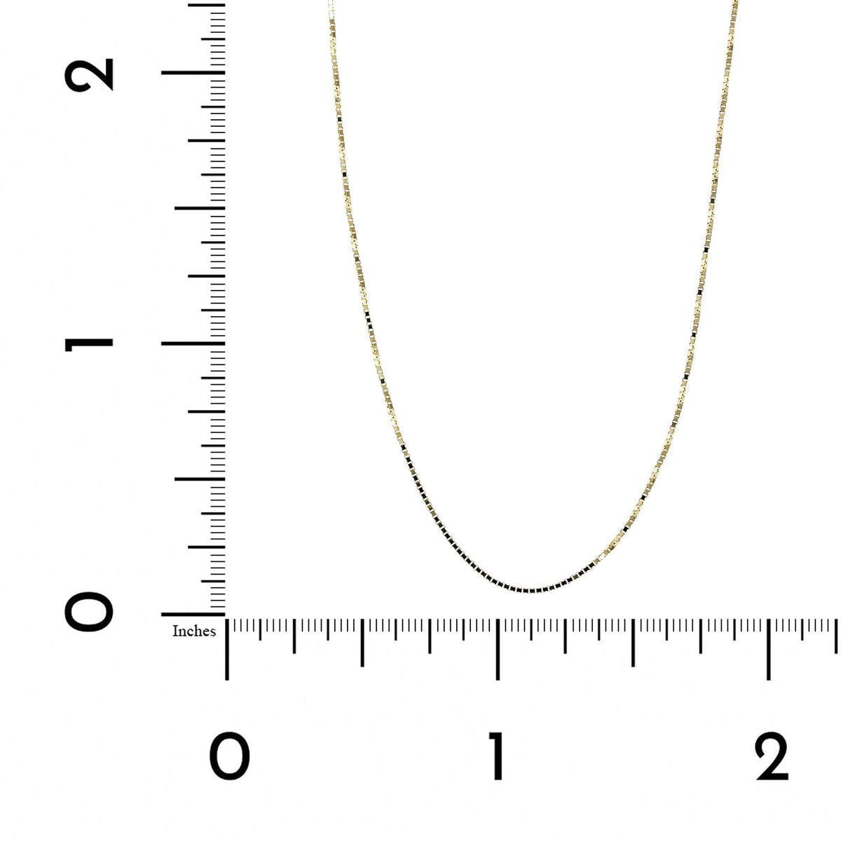 14K Yellow Gold Box Chain