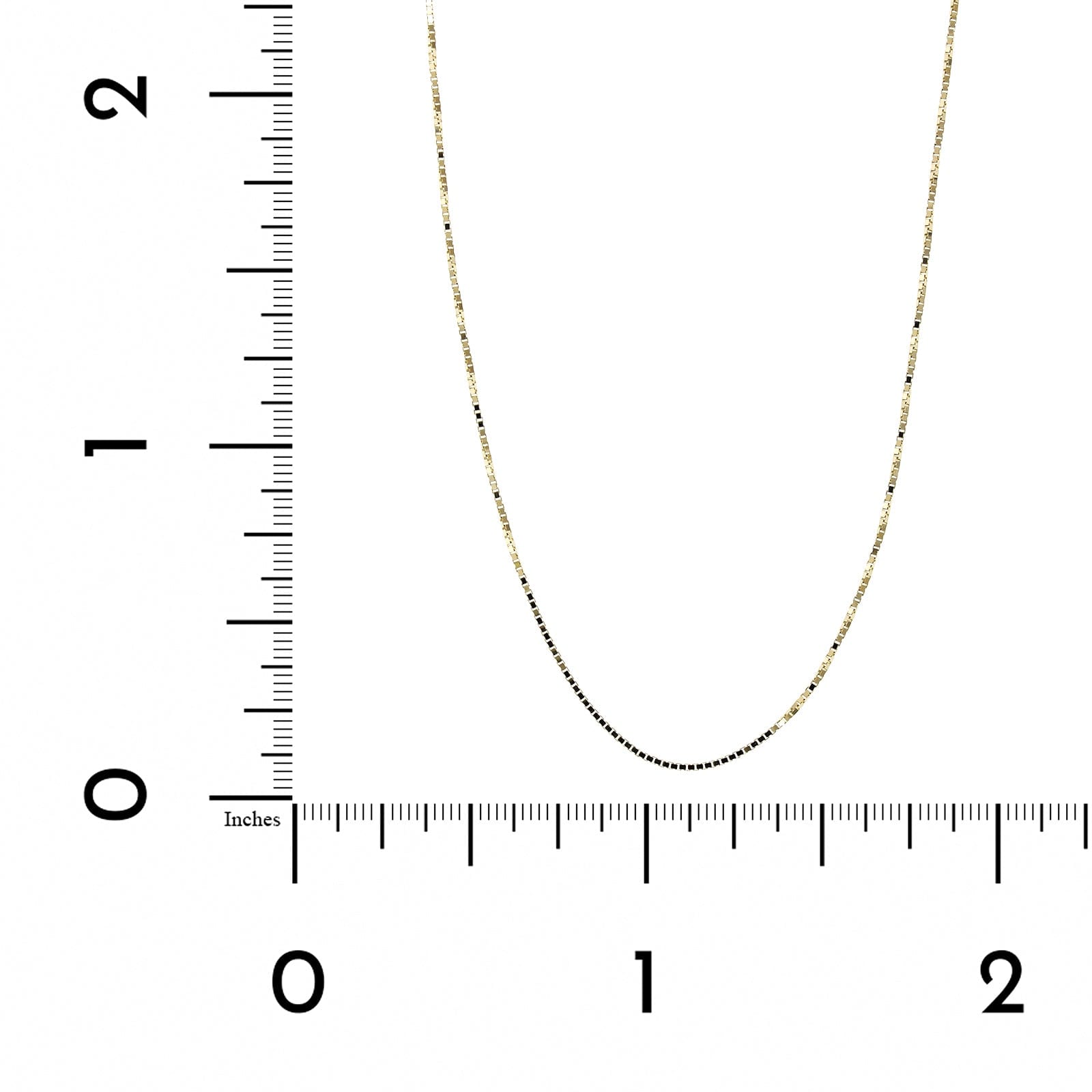 14K Yellow Gold Box Chain