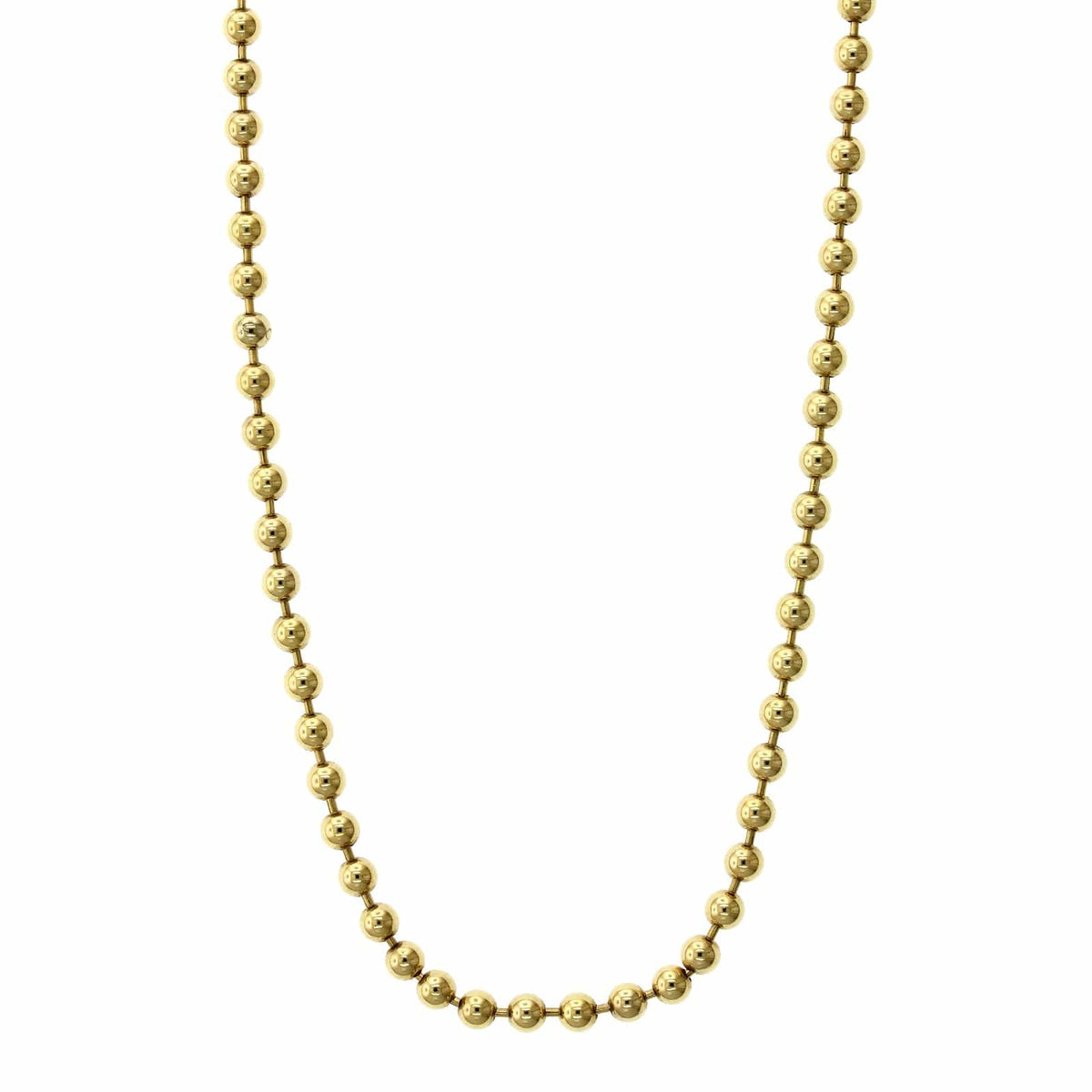 14K Yellow Gold Bead Chain