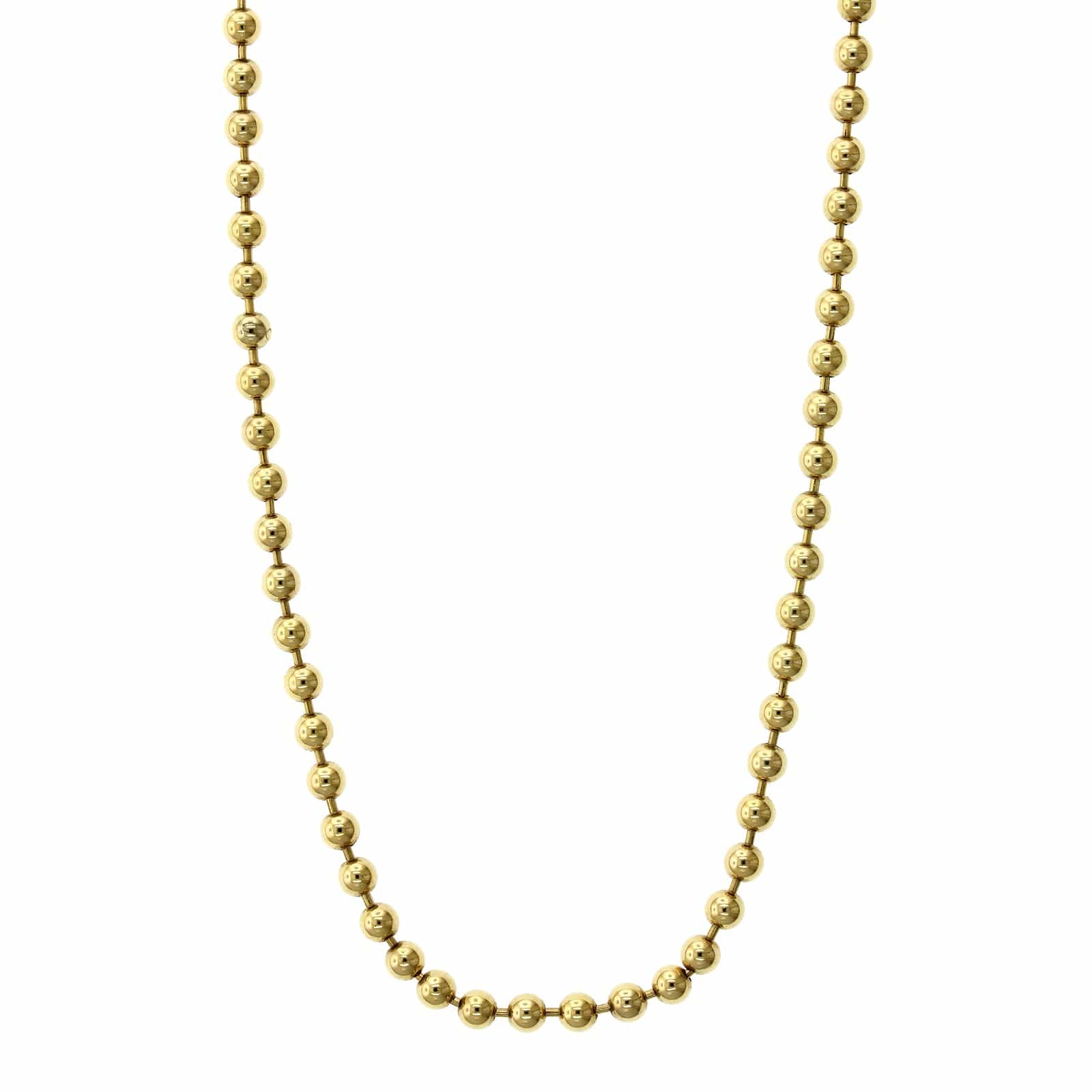 14K Yellow Gold Bead Chain