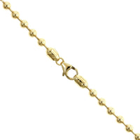 18K Yellow Gold Bead Chain, 18k yellow gold, Long's Jewelers