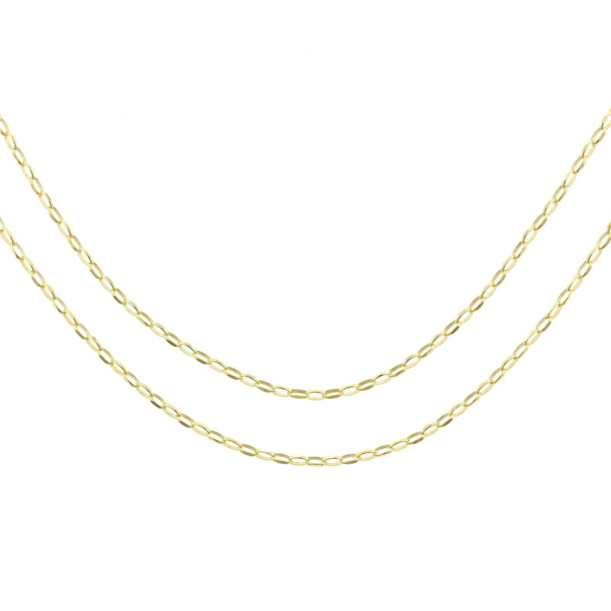 14K Yellow Gold Belcher Chain