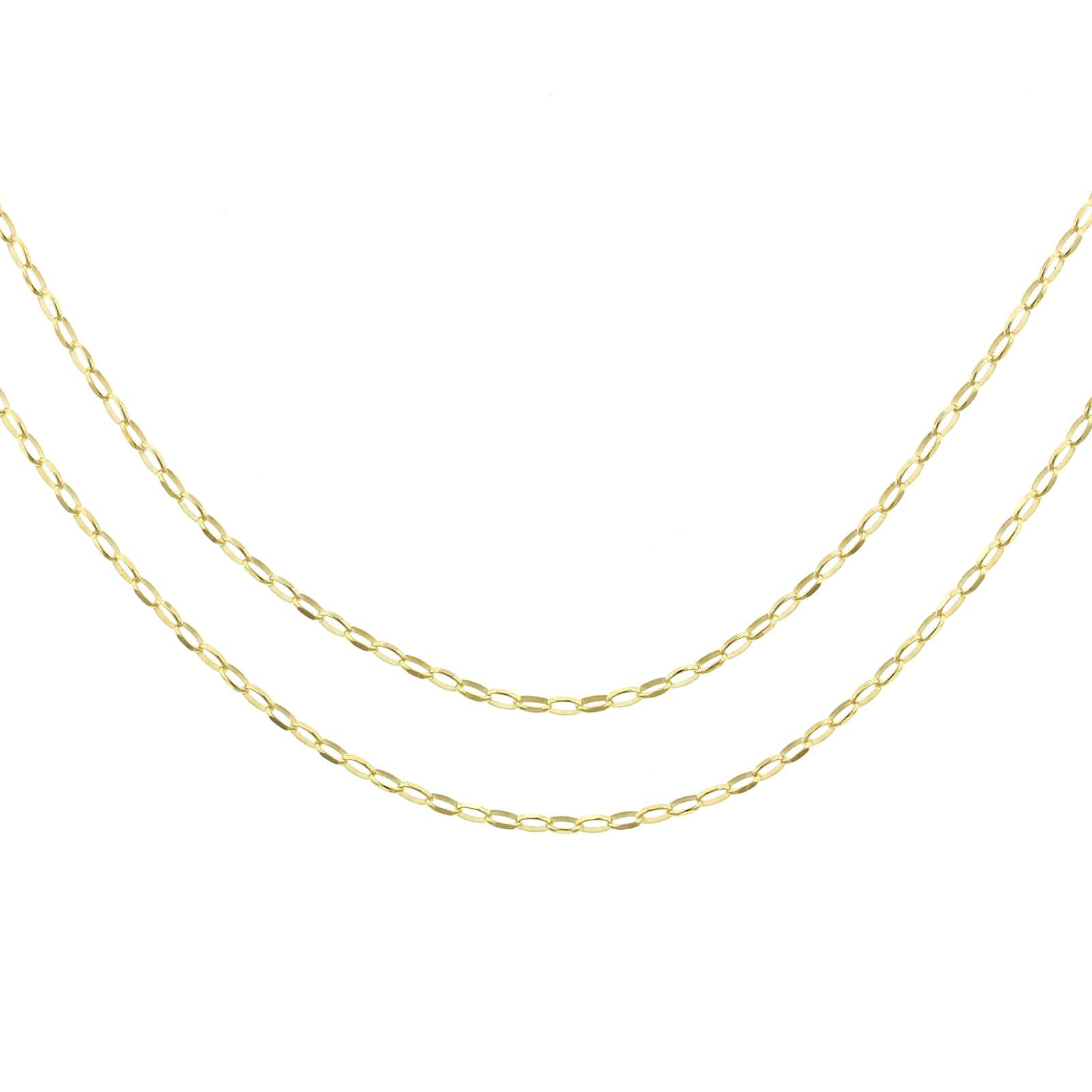 14K Yellow Gold Belcher Chain