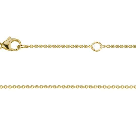 18K Yellow Gold Cable Chain