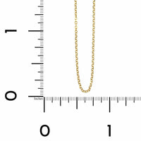 14K Yellow Gold Cable Chain Necklace