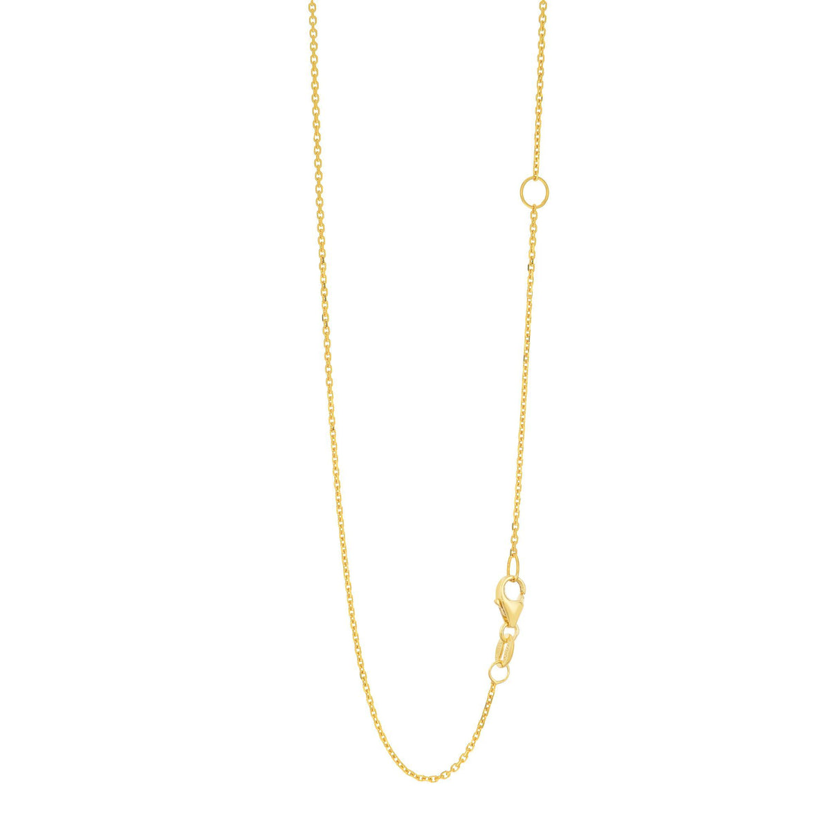 14K Yellow Gold Cable Link Chain