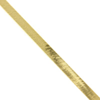 14K Yellow Gold Herringbone Chain
