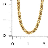 14K Yellow Gold Oval Rolo Chain
