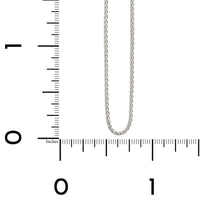 14K White Gold Wheat Chain