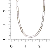 Sterling Silver Paperclip Necklace
