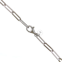 Sterling Silver Paperclip Necklace