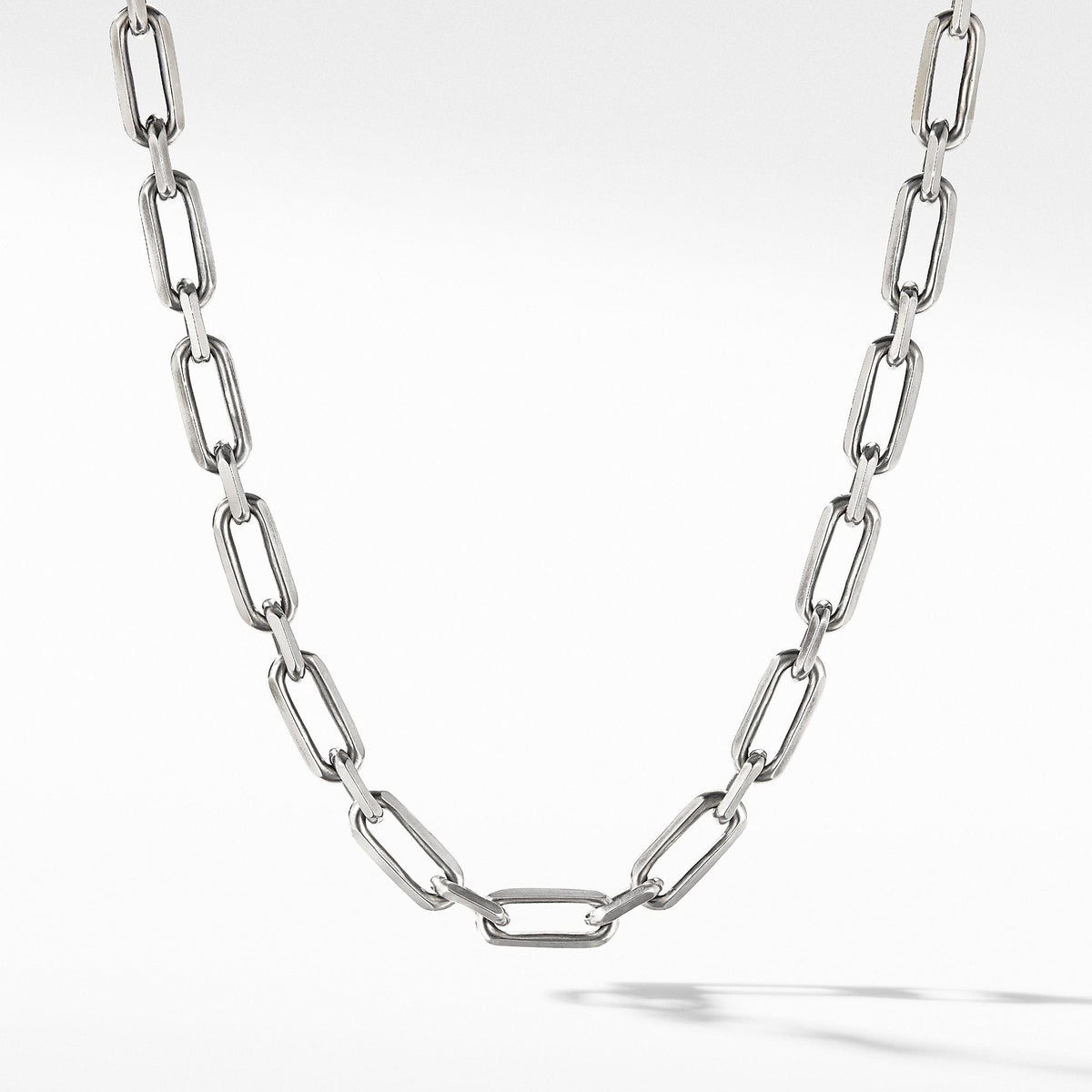 Elongated Open Link Chain, Sterling Silver, Long's Jewelers