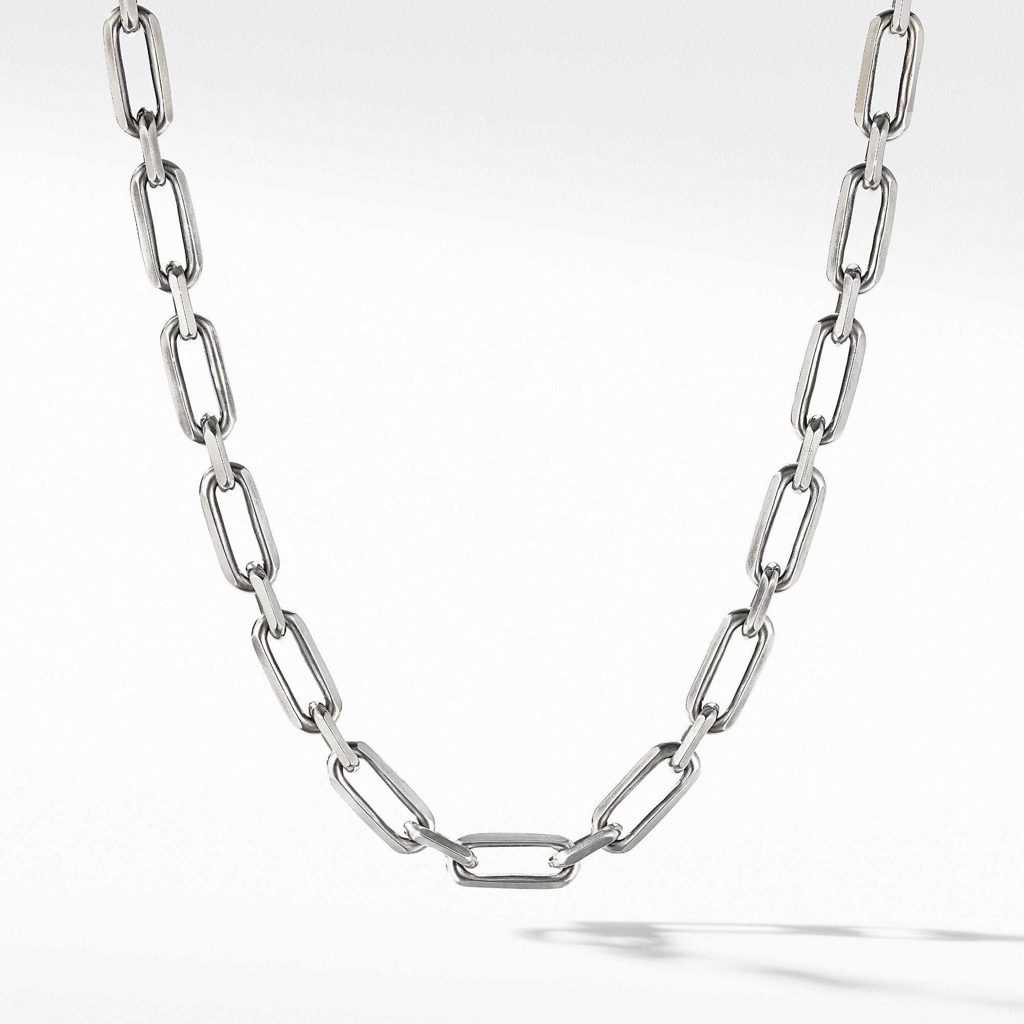 Elongated Open Link Chain, Sterling Silver, Long's Jewelers