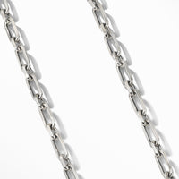Elongated Open Link Chain, Sterling Silver, Long's Jewelers