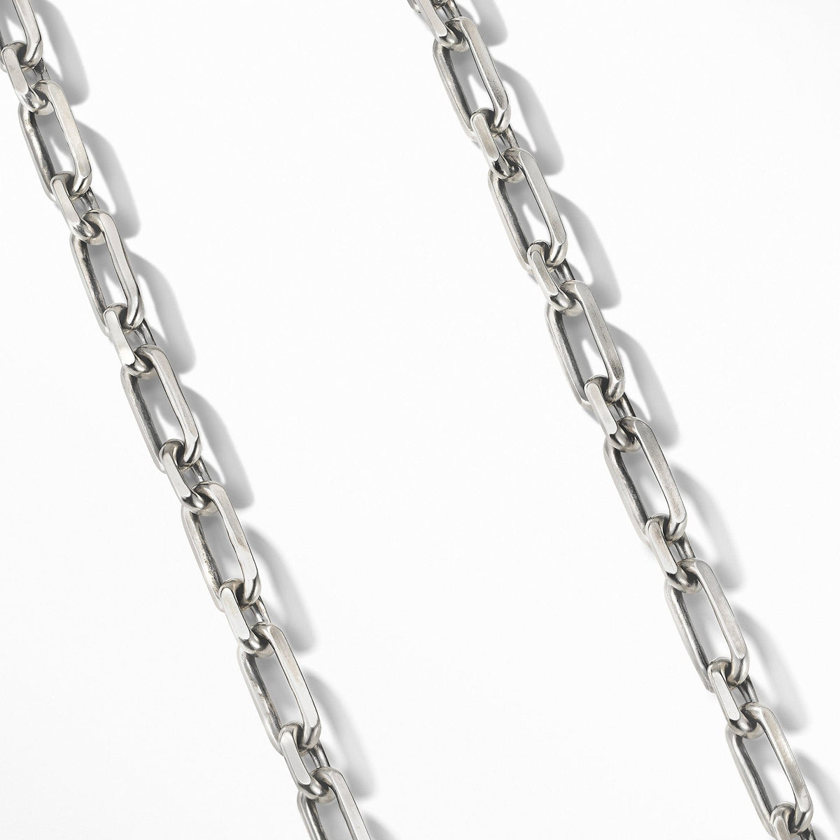 Elongated Open Link Chain, Sterling Silver, Long's Jewelers
